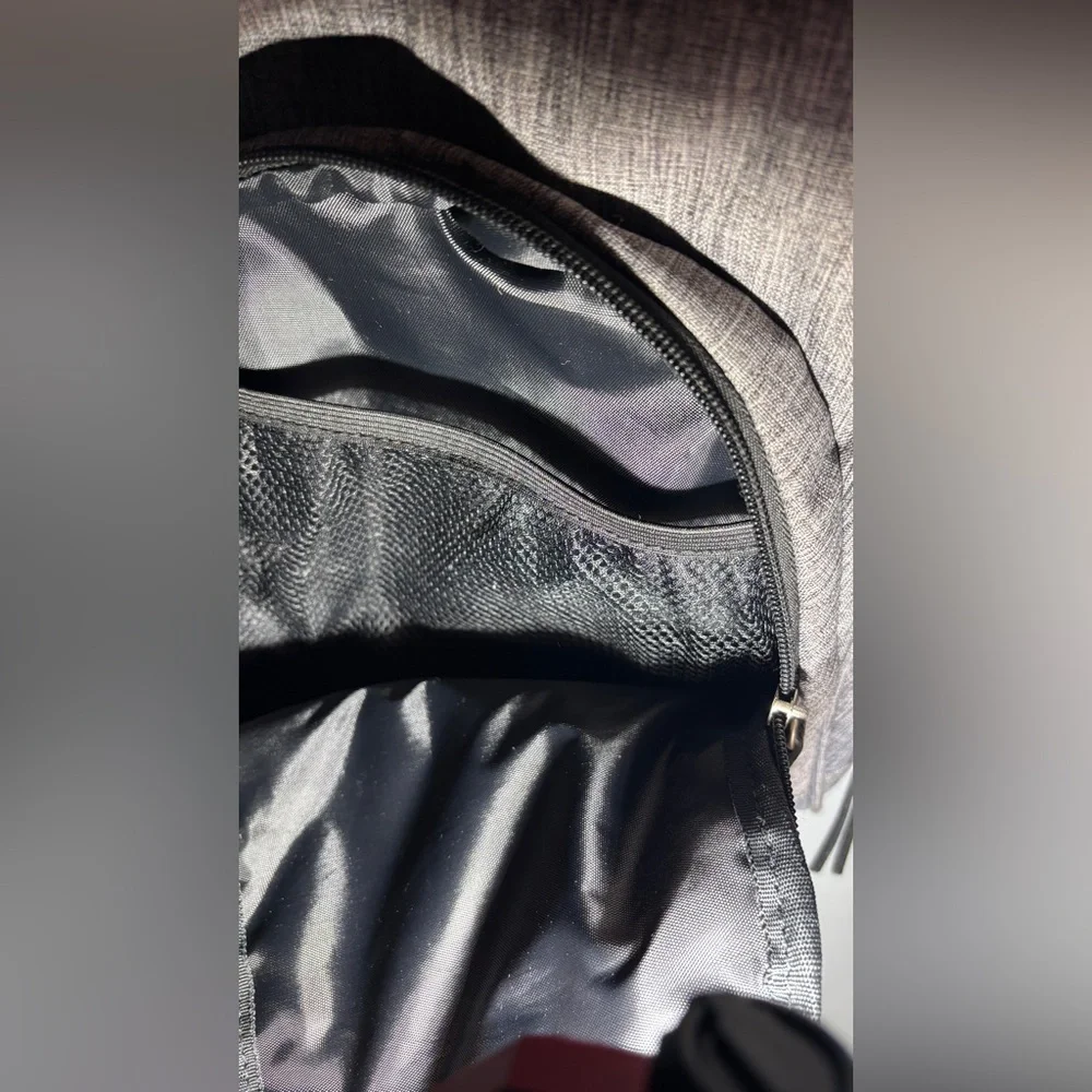 Baby boom gray diaper backpack